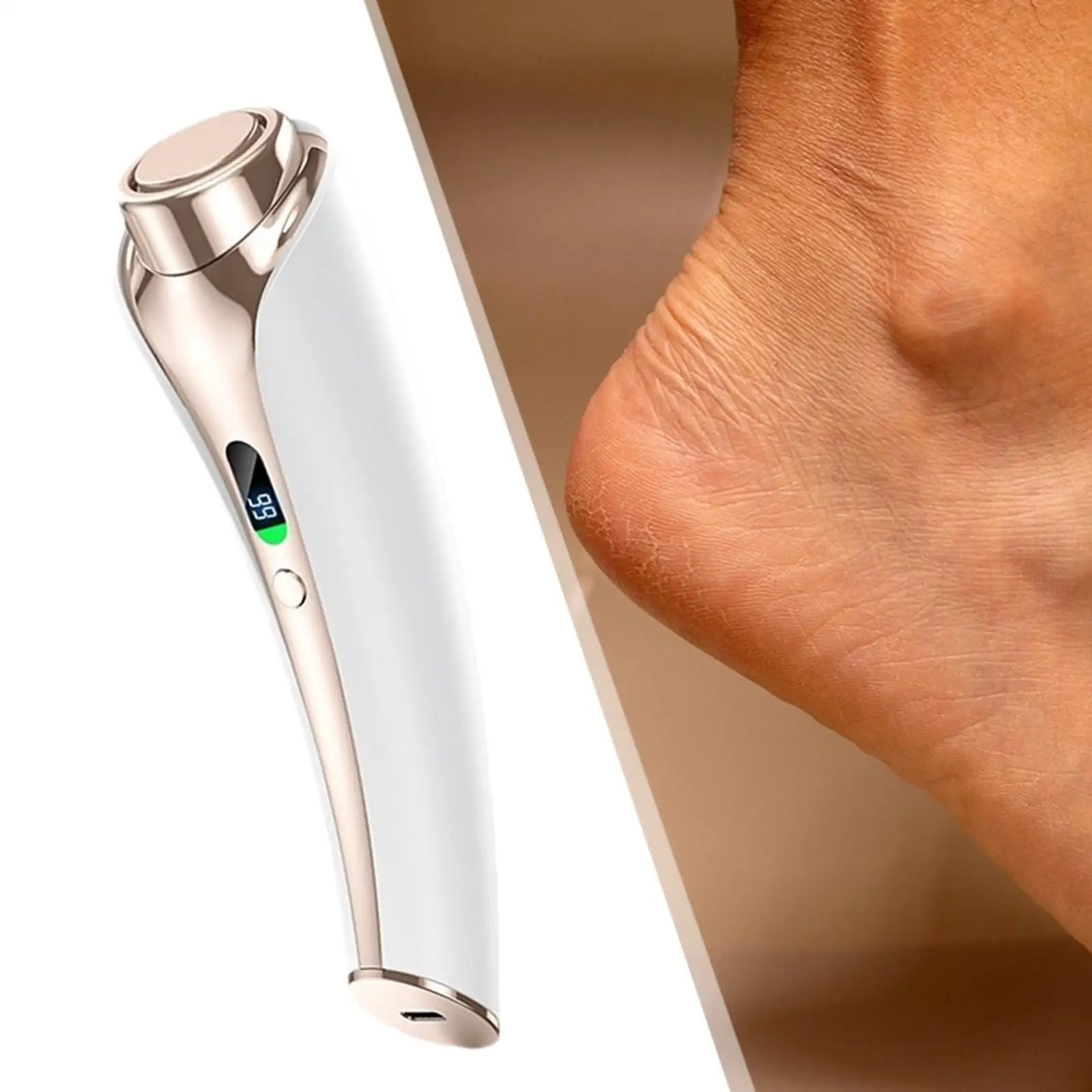Electric Callus Remover 2 Speed Adjustable Electric Foot File for Hard Skin Hard Cracked Dry Skin Old Calluses Remove Dead Skin