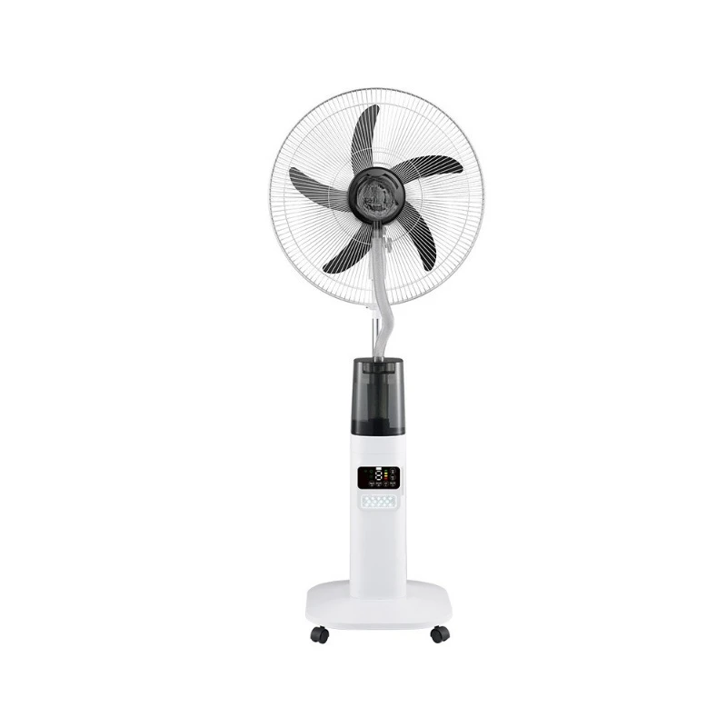 18 inch with LED display spray floor fan AC/DC charging