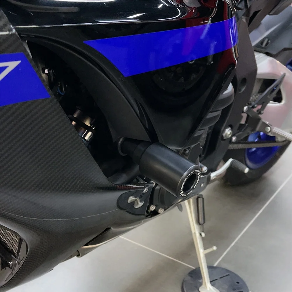 Motorcycle CNC Frame Sliders Crash Pads Engine Protector Guard YZF R1 R1M MT-10 SP 2023