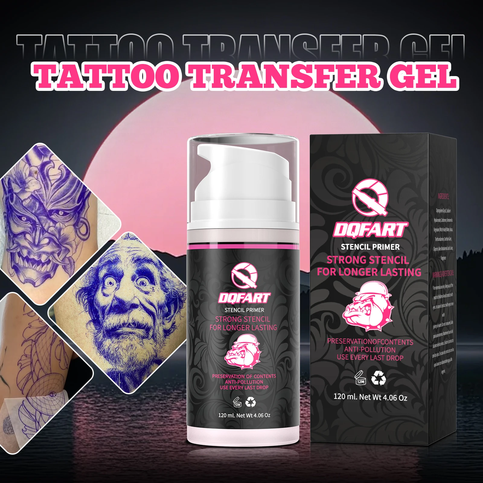 New 120ml/4.06Oz High Quality Tattoo Transfer Gel Professional Tattoo Stencil Gel Tattoo Supply Tattoo Accessories