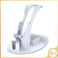 RGB Remote Control Game Discs Storage Mount Bracket with Headphone Holder Organizer and Display Stand for PS 5 for Playstation 5