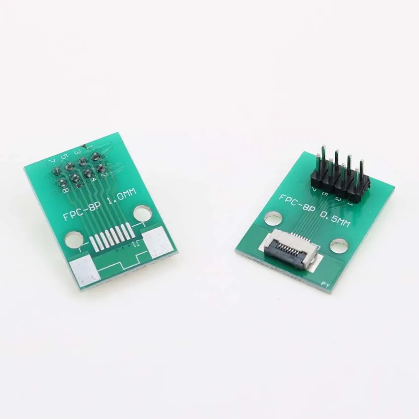 4P-80P 0,5 мм адаптер SMT с шагом от SMT до 2,54 мм, отверстие 1,00 дюйма, кабель FPC FFC Стандартный + стандартный штифт