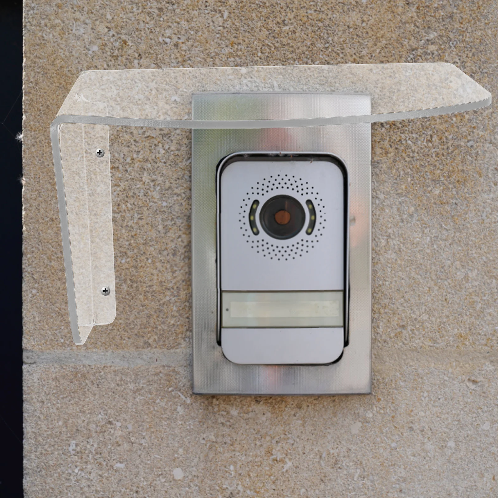 Access Card Rain Cover Door Bell Electronic Lock Motor Keypad Shell Acrylic Outdoor Weather