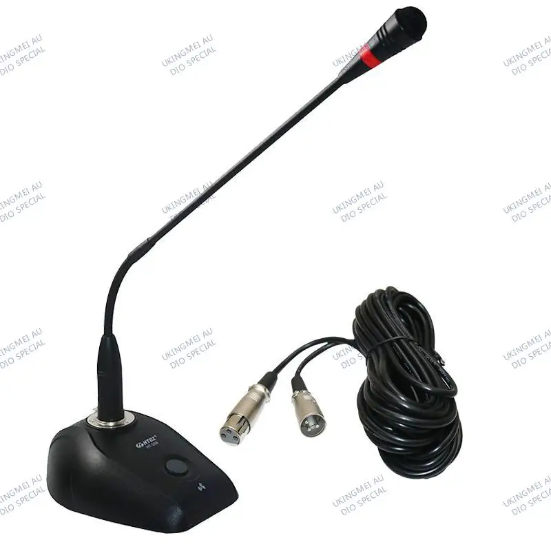 HT-D58 Conference Paging Microphone Desktop Gooseneck Meeting mike for Speech Teaching  Public Address System Broadcast Microfon