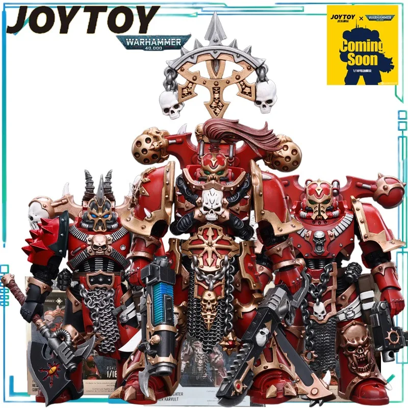 

JOYTOY натуральная серия JOYTOY X Warhammer 40K Chaos Chaos Interstellar Warrior Crimson Slayer Red Pirates Ambitious Warriors Boy
