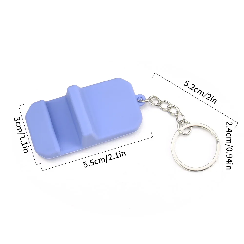 Portable Keychain Mobile Phone Holder Stand Creative Mini Desk Cell Phone Support For iPhone Samsung Xiaomi