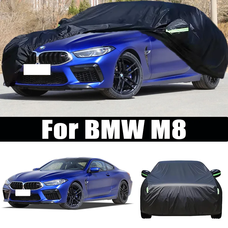 

Чехол для автомобиля BMW M8 - Полная защита кузова на открытом воздухе, водонепроницаемый, пылезащитный, термостойкий, всесезонный, аксессуары для экстерьера