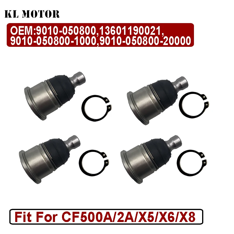 

4PCS BOTTOM BALL PIN Ball Joint For CF ATV CF500A/2A/X5/X6/X8 PARTS 9010-050800 For CF Ball Joints