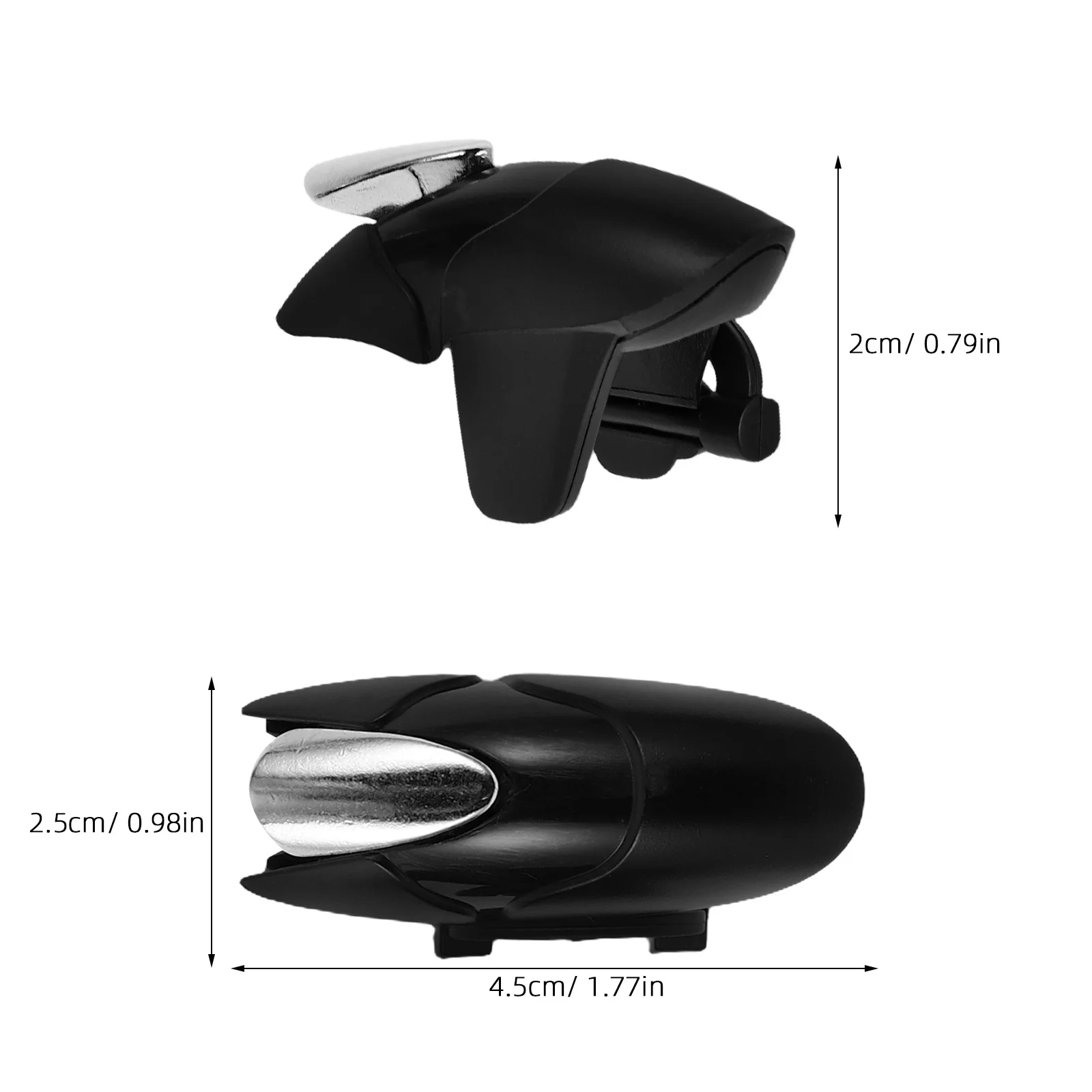 1 paio di pulsanti fisici per controller di gioco mobile, trigger sensibile per giochi su telefono, design leggero e portatile