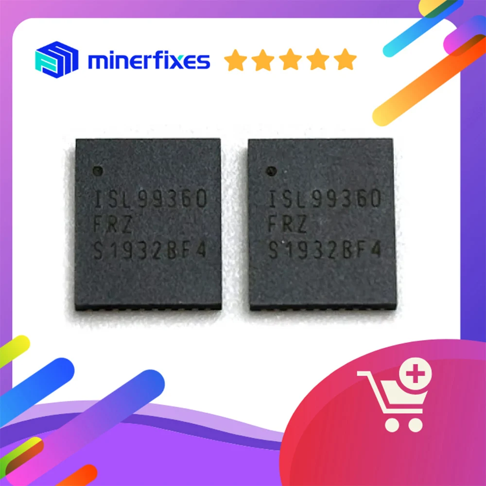 

10 шт./упаковка ISL99360FRZ-T для ремонта хеш-плат Antminer Z15, для майнеров Bitcoin