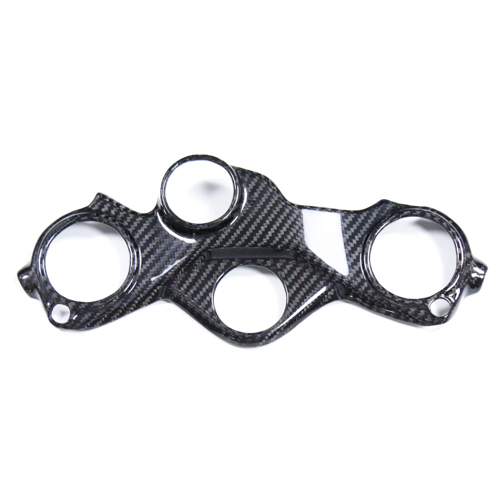 

STLF STLF AKOSO 100% 3K Twill Glossy Dry Carbon Fiber Ultra Light Upper Top Triple Clamp Cover for S1000RR 2019-2025