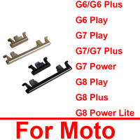 Set Side Power Key + Volume Button For Motorola Moto G8 G7 G6 Plus Play G7 Power G8 Power Lite Buttton Key Replacement Parts