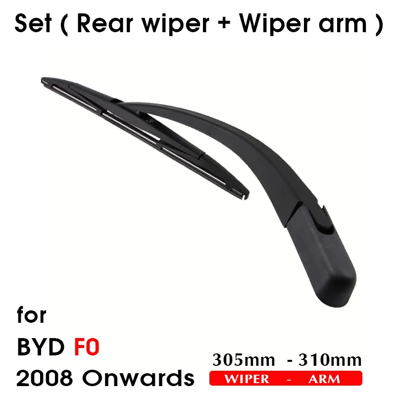 BEMOST Car Rear Windshield Wiper Arm Blades Brushes For BYD F0 2008 Onwards Back Windscreen Auto Styling Accessories