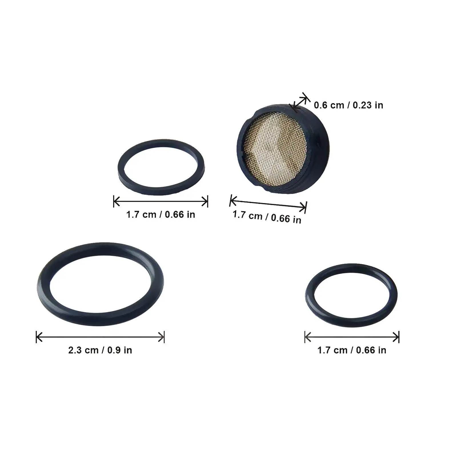 Durable Fuel Injector IPR Seal Screen Kit Engine O Ring Set for Ford 6.0L E-series Van 2004-2010