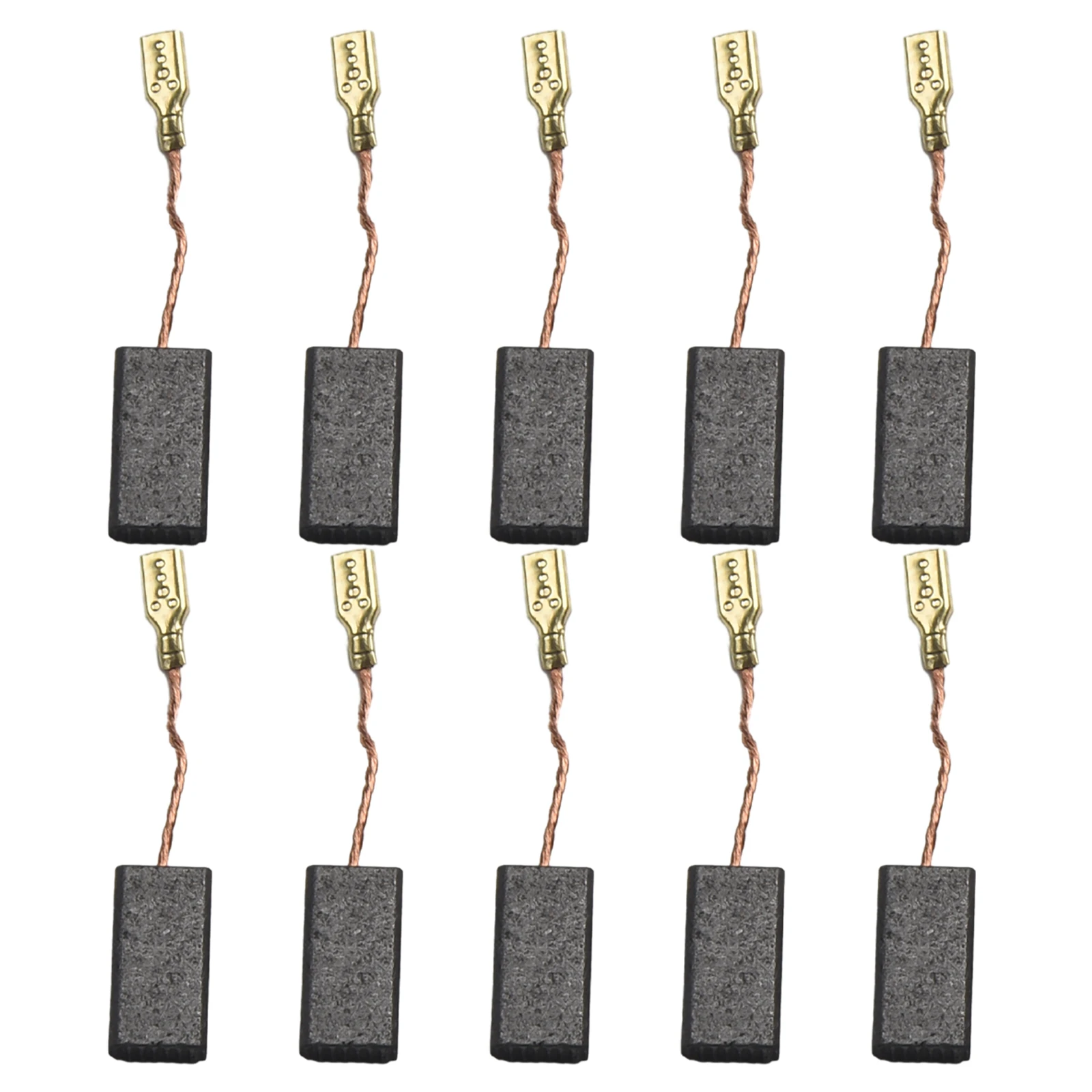 10 Uds herramienta eléctrica cepillo de carbón para amoladora angular Bosch taladro percutor eléctrico cepillos de grafito 15x8x5mm accesorios de herramientas
