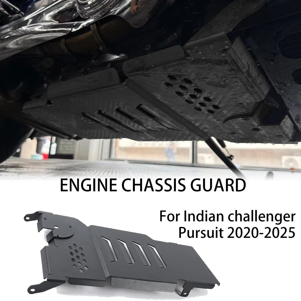

Heavy Duty Engine Guard Cover Skid Plate for Indian Challenger Pursuit 2019-2025, Aluminum Alloy Motorcycle Bottom Protector