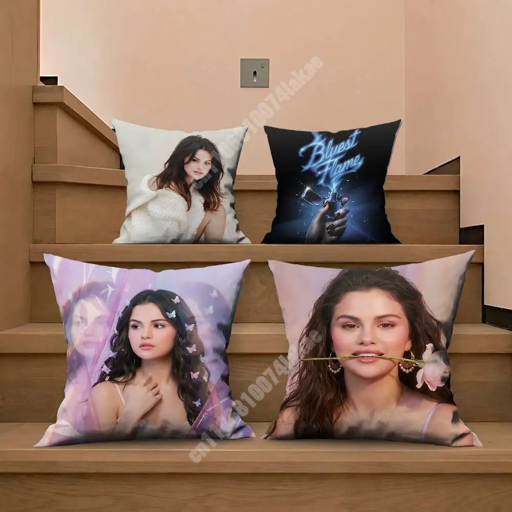 

S-Selena Gomez-S Revelacion Rare Revival Pillow Cover Cushion Case Sofa Couch Modern Apartment Decor Family Furnishing
