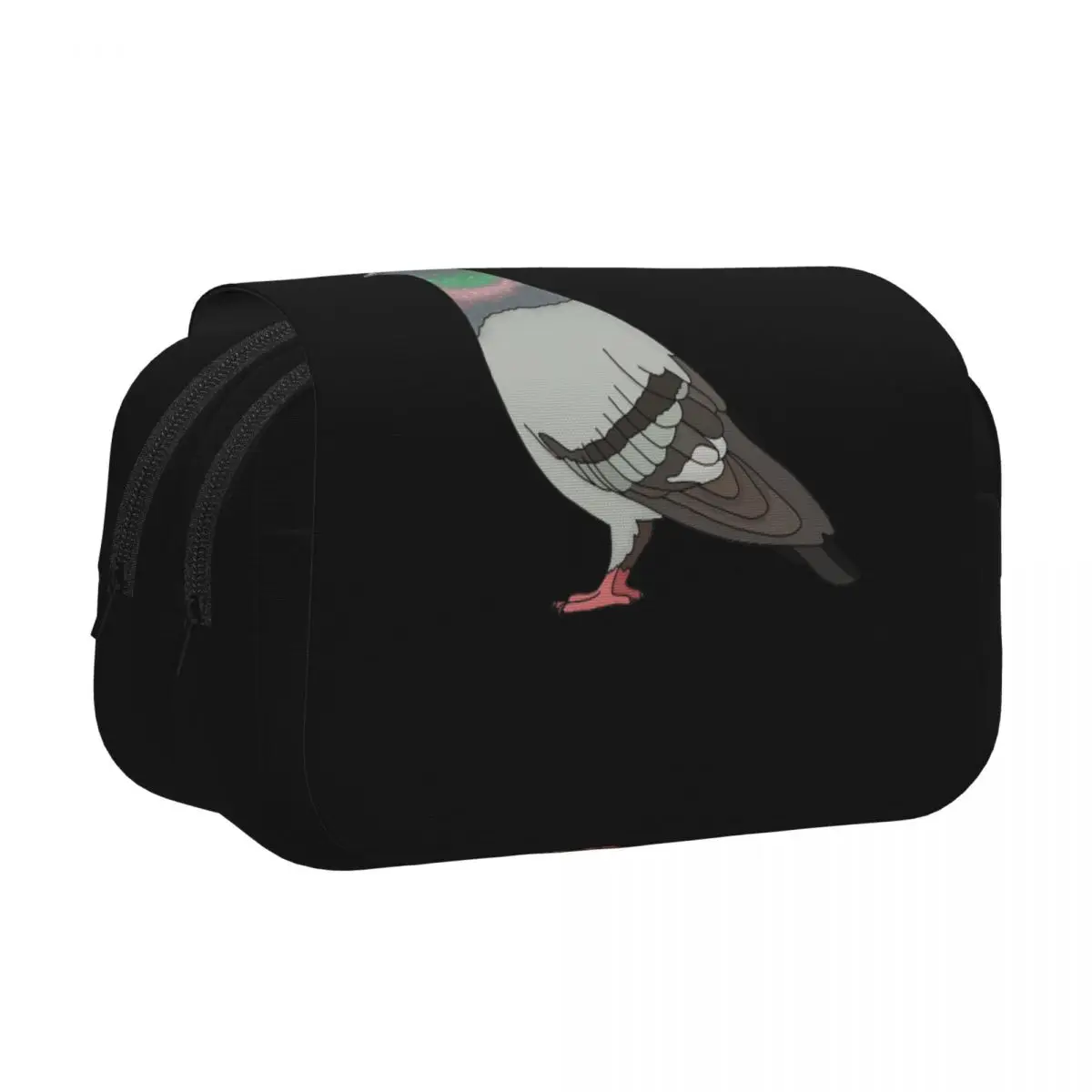 Pigeon Walk Pink Pencil Case Pencil Pouch Hard Shell Leather Big Capacity Pen Box Pencil Bag for Students Gifts