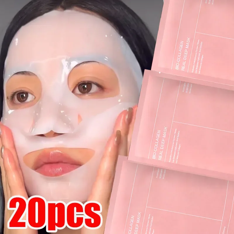 

Brightening Moisturizing Night Mask Bio-Collagen Shrink Pores Real Deep Mask Firming Nourish Firming Lifting Face Skin Care Sets