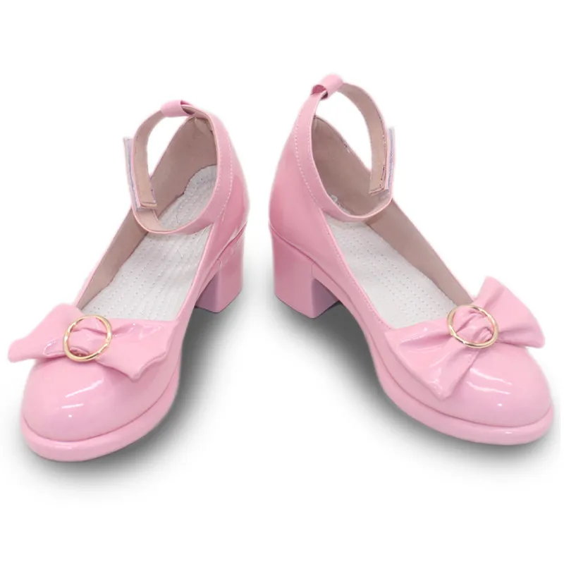 Game Project Sekai Colorful Stage! Otori Emu Cosplay Shoes Boots Girl Shoes Women Pink Shoes for Halloween Party Carnival