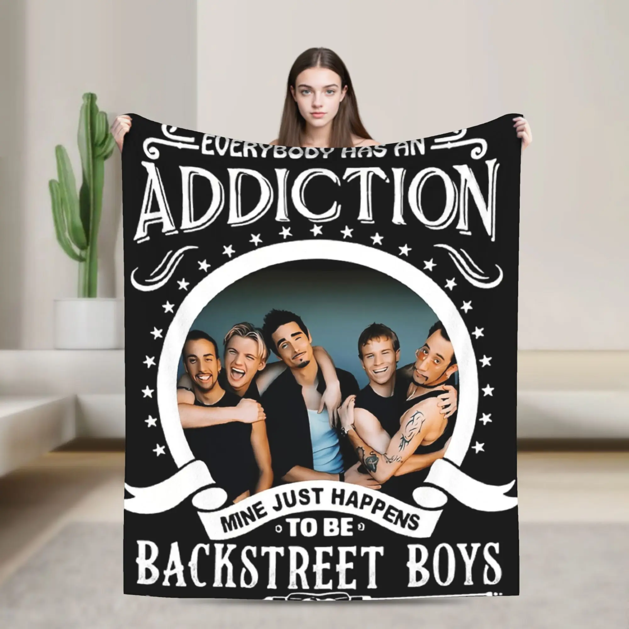 Every Backstreets Boys Blanket Fleece  Super Warm Throw Blankets for Bed Bedroom Quilt