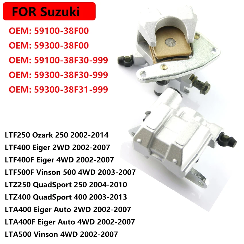 

Front Motorcycle Brake Cylinder For Suzuki LTF250 LTF400 LTF400F LTF500F LTZ250 LTZ400 LTA400 LTA400F LTA500 Eiger Auto 2WD 4WD