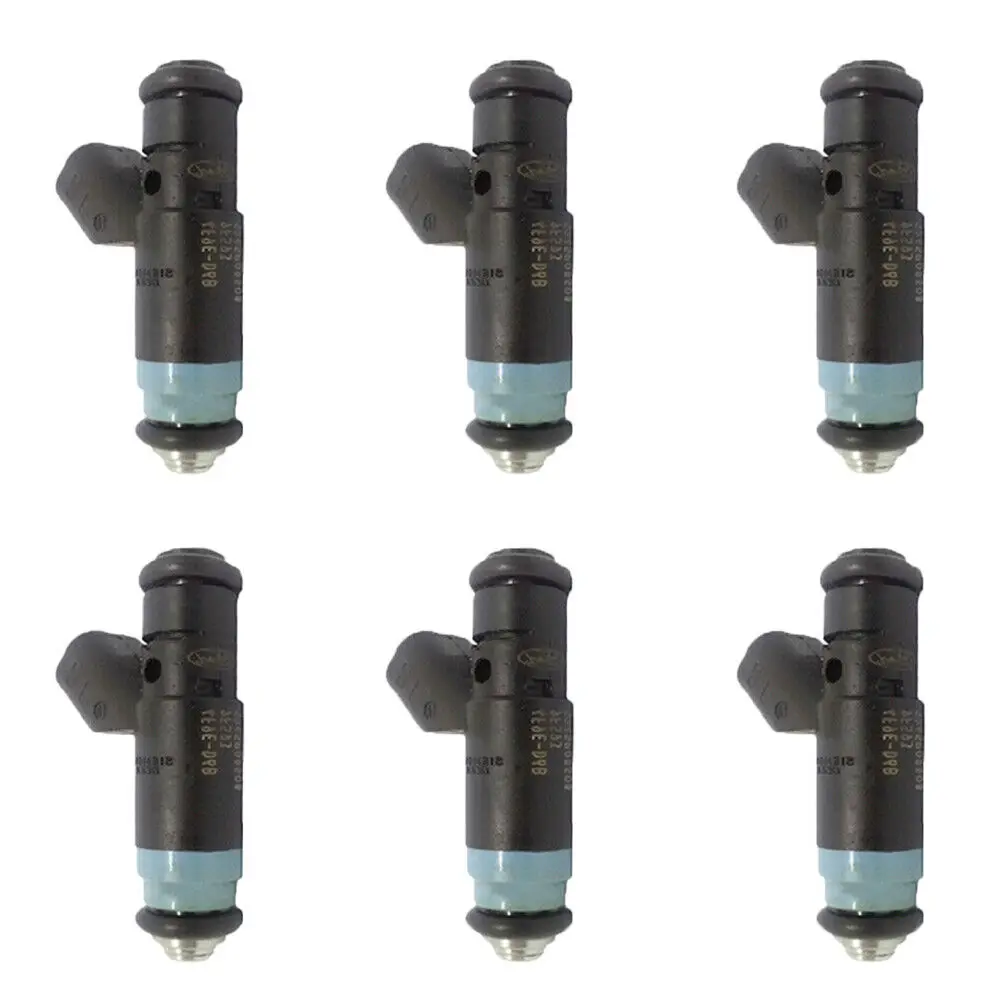 6 Pack Fuel Injectors OEM for Five Hundred Freestyle Montego 4F9E-D6B 4F9Z9F59