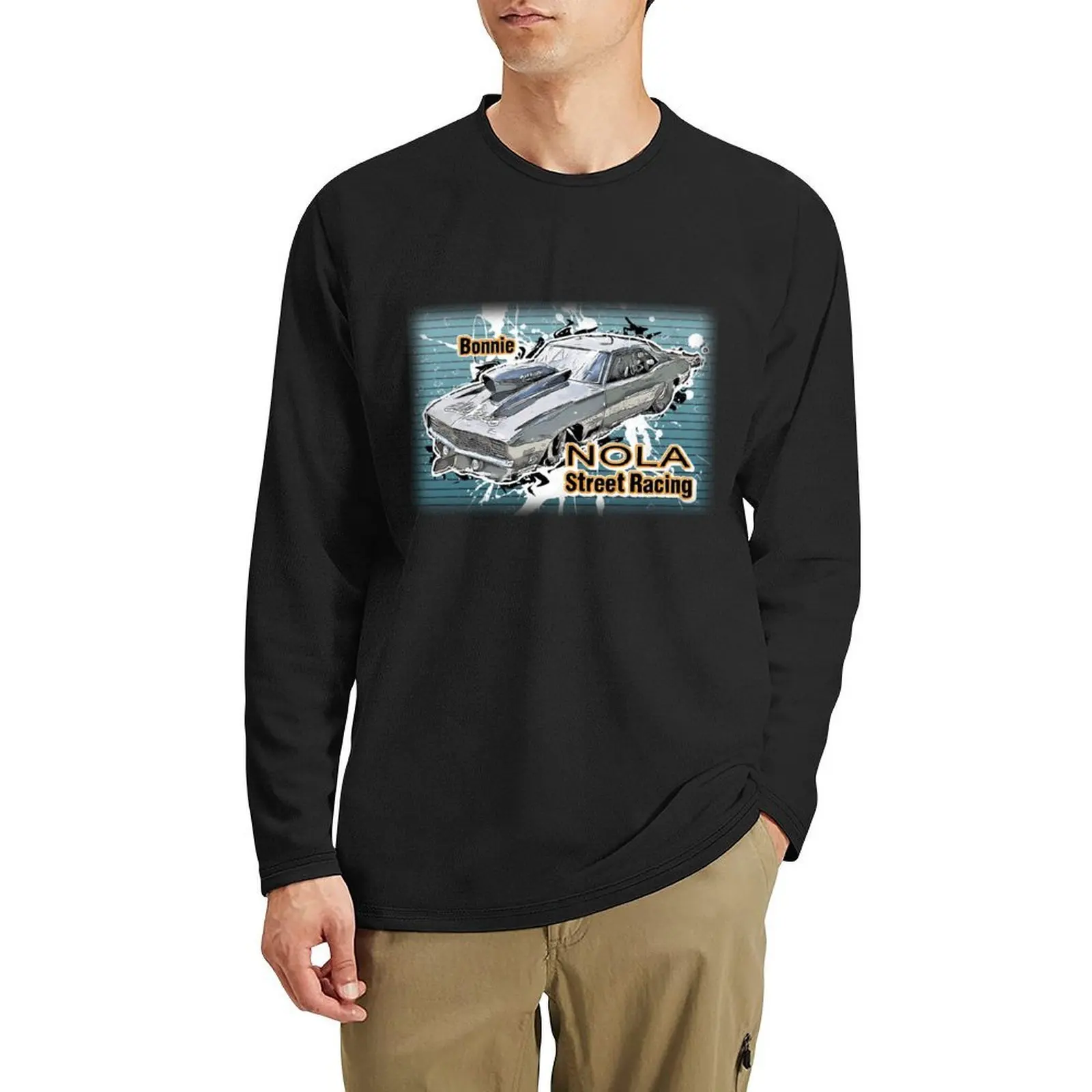 

Street racing Nola Outlaws, Bonnie LIzzy, Kye, Musi, Camer, Long T-Shirt new edition t shirt Tee shirt men clothes