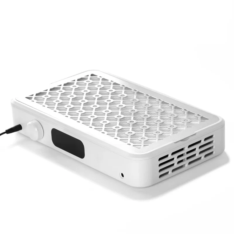 48W High-Power Nail Dust Cleaner - 7000RPM Dual Turbine Vacuum with Strong Suction