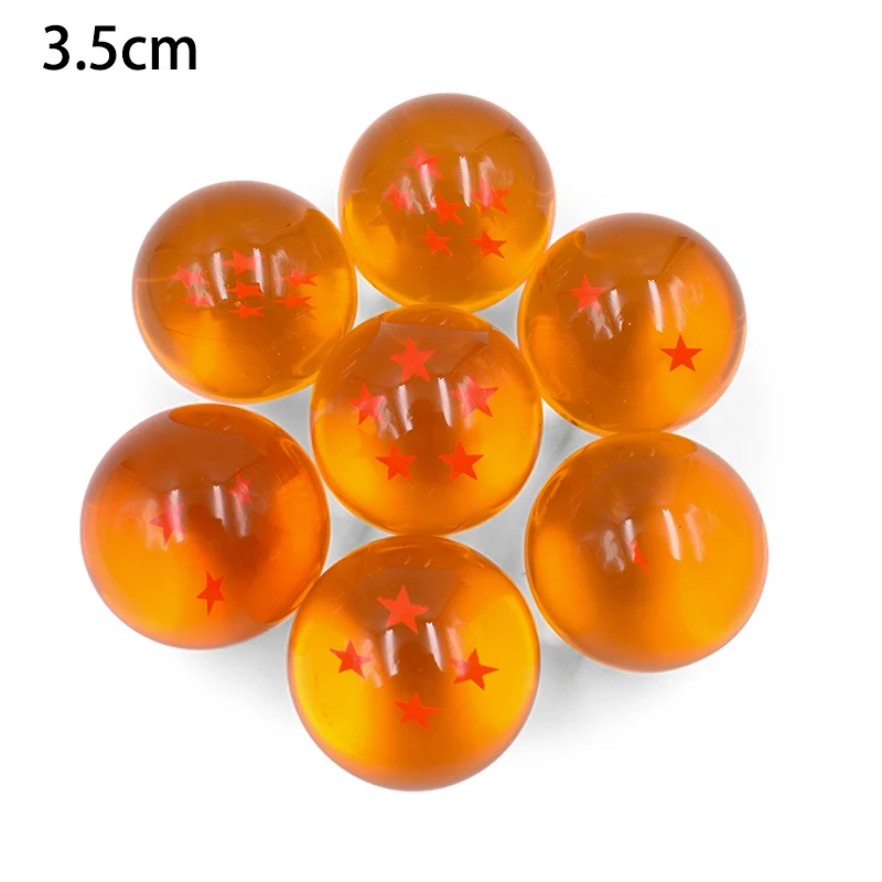 Dragon Balls 7 psc/set Resin Seven Balls Shenron Wishing Ball 3.5cm