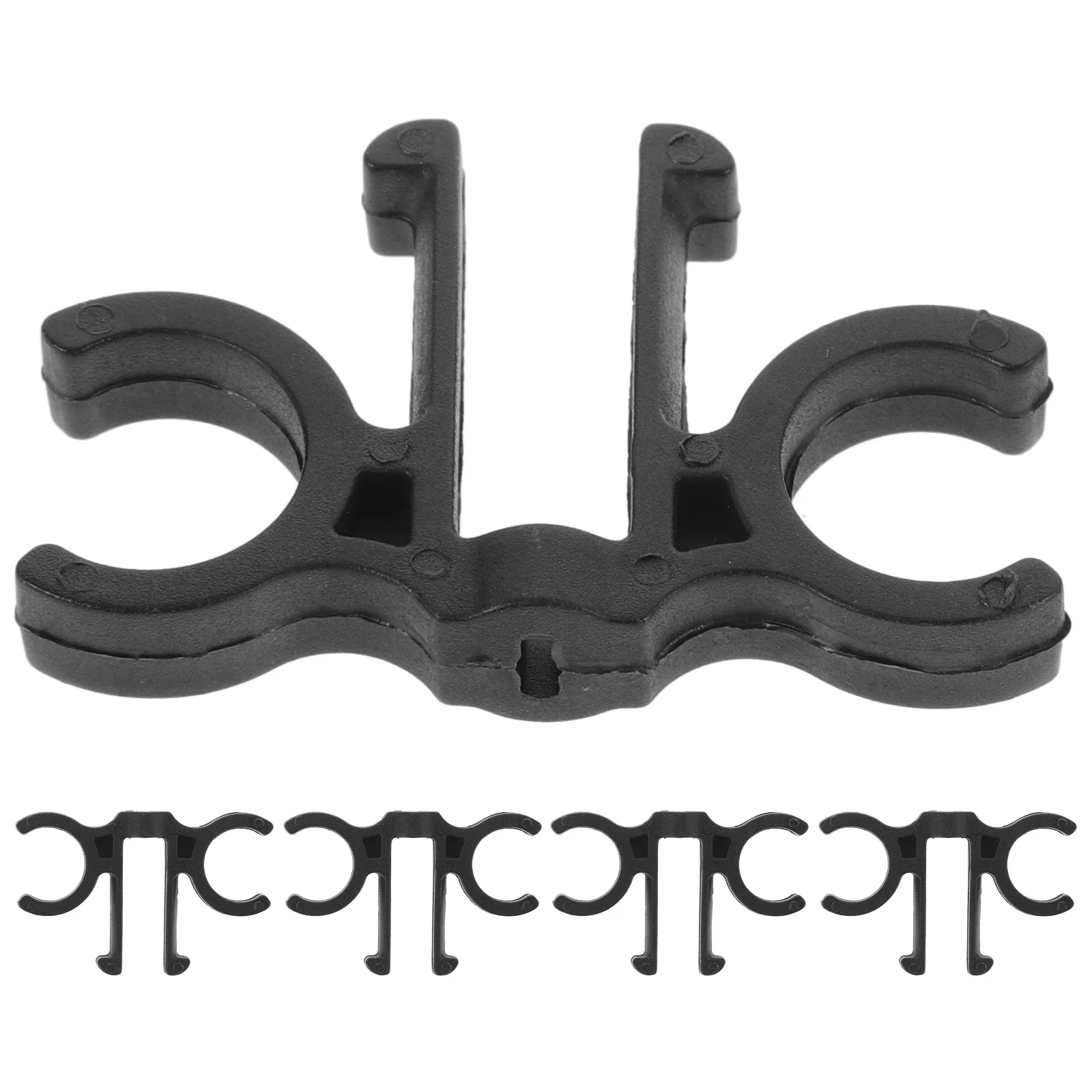 

5Pcs Trekking Pole Clip Modern Design Strong Compatibility with Ski Poles Hiking Sticks Fishing Rods Convenient Storage Solution