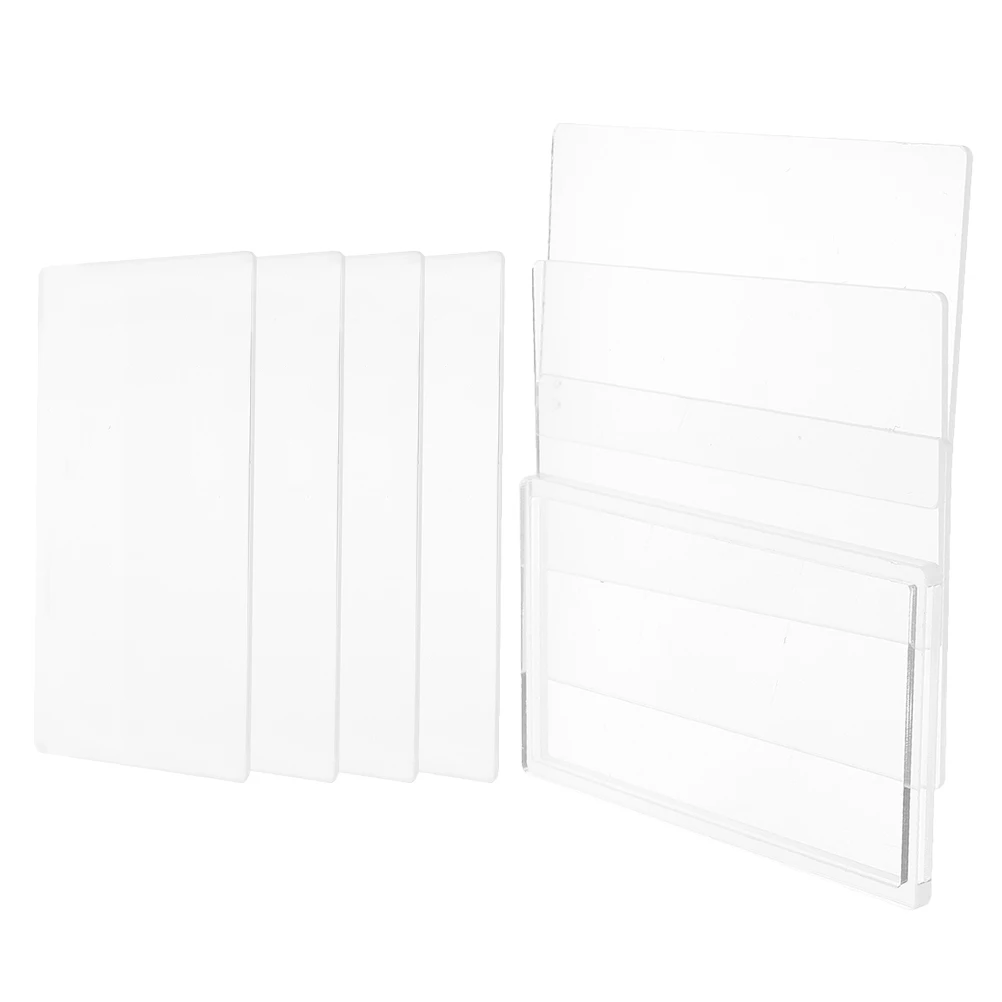 

2 Sets High Transparency Acrylic Quicksand Signage Material Desktop Sand Frame DIY Craft Supplies Office Decor Window Bag