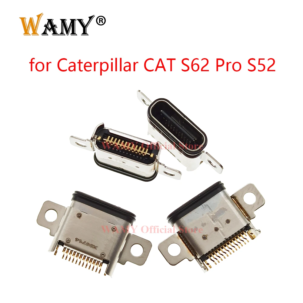 WAMY USB Charger Dock Plug Connector Charging Port Socket for Caterpillar CAT S62Pro S62 Pro S52