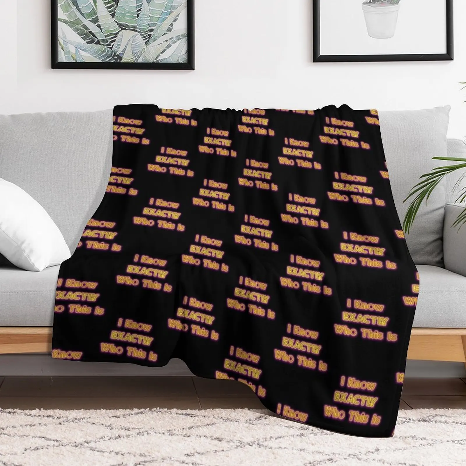 Exactly V. 2 Premium Throw Blanket for winter Personalized Gift Plaid on the sofa Blankets