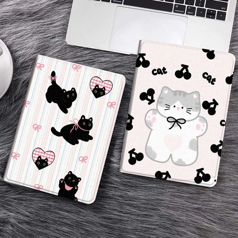 

Cute cartoon cat pattern Tablet Case For iPad Pro Air 5th 6th 7th 13 M3 M4 M5 12.9 13.3 inch 2018 2022 2024 2025