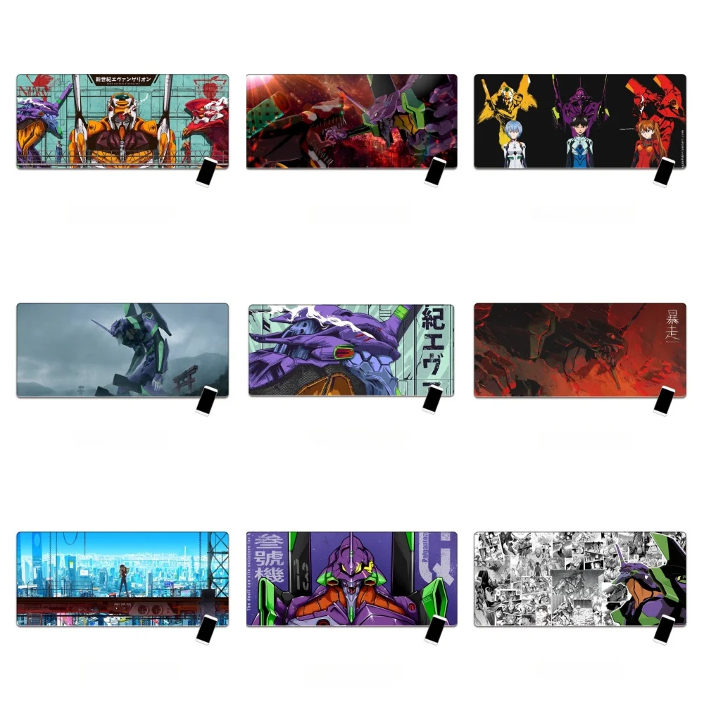 NEON GENESIS EVANGELION Ayanami Rei alfombrilla grande para teclado con bordes para almohadilla antideslizante para escritorio de oficina periférico de dibujos animados regalo de vacaciones