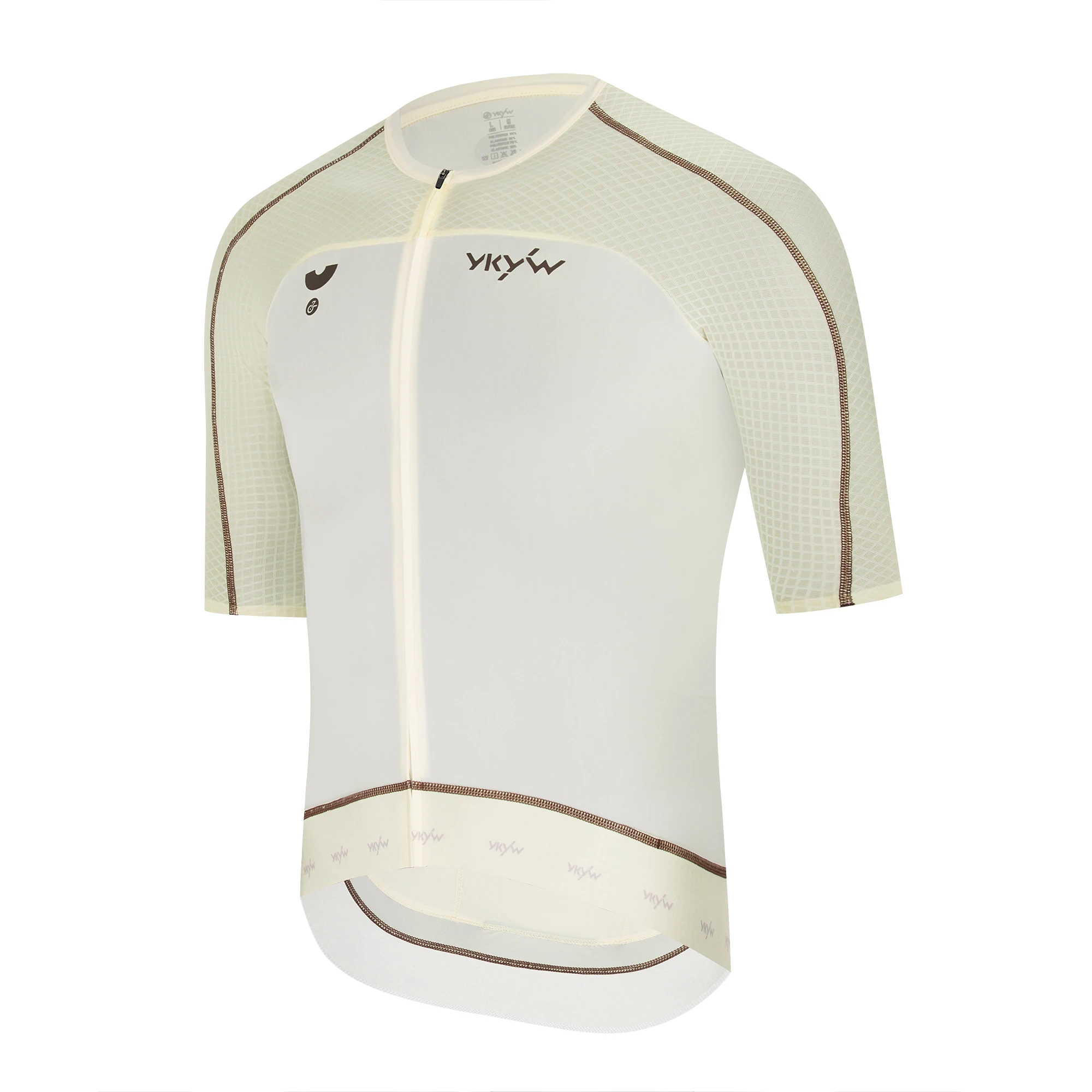 YKYWBIKE Herren-Radtrikot Sommer Fahrrad-Radsport Klassisches Maillot Rennrad Atmungsaktive Kleidung Pro-Team Kurzarm-Shirt – Detail 24