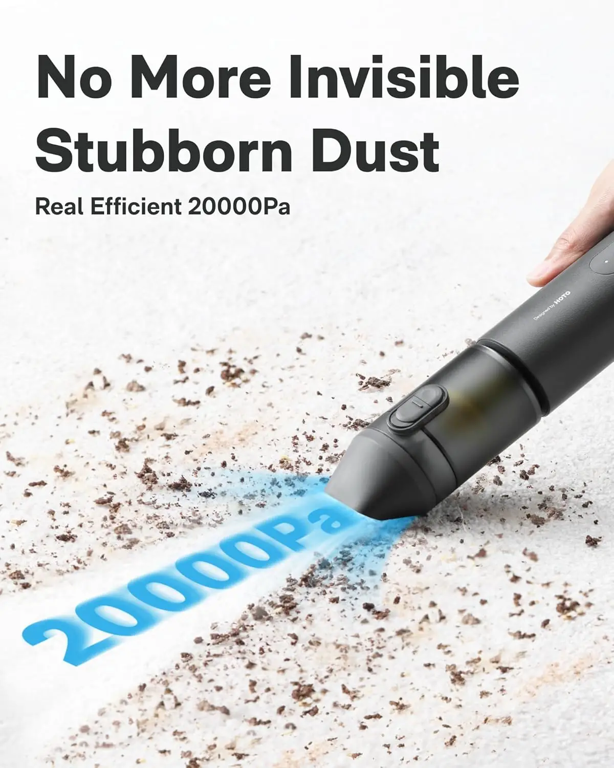 مكنسة كهربائية محمولة 4 في 1 لاسلكية مع شفط 20000 باسكال، منفضة هواء محمولة للسيارة والمنزل وتنظيف المكاتب