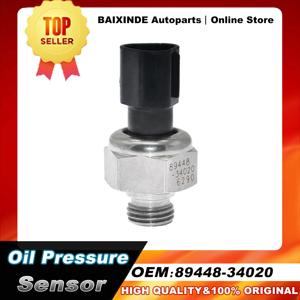 

Датчик давления 89448-34020 OE для Toyota Land Cruiser, Tundra, Sequoia, 4Runner, FJ Cruiser, 12В, прямая установка