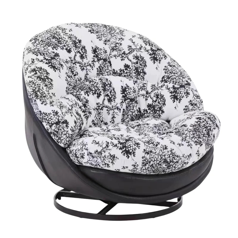 Modern personality casual home swivel rocking chair Italian minimalist overseas living room balcony lazy chair