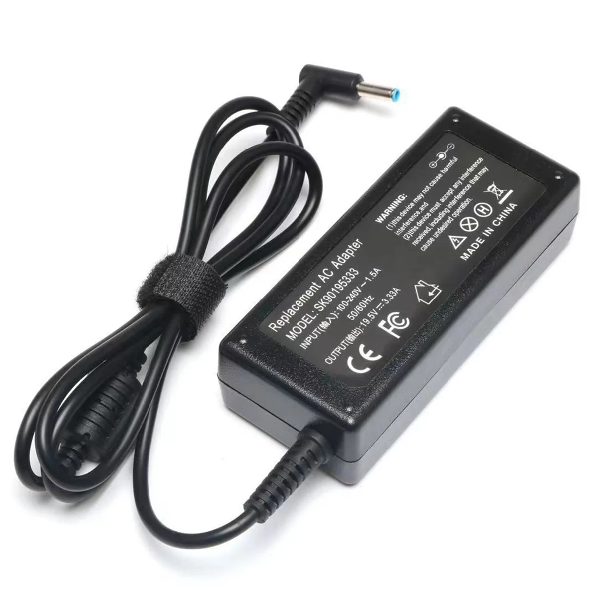 Cargador de ordenador portátil de 65W 19,5V3.33A para HP Elitebook 840-G3 850-G3 845-G3 820-G3 745-G3 725-G3 adaptador de CA cable de alimentación enchufe estadounidense