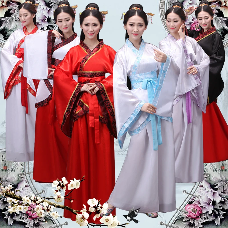 

Chinese silk robe Costume Girls Women Kimono China Traditional Vintage Ethnic antique dress Dance Costume cosplay Hanfu set