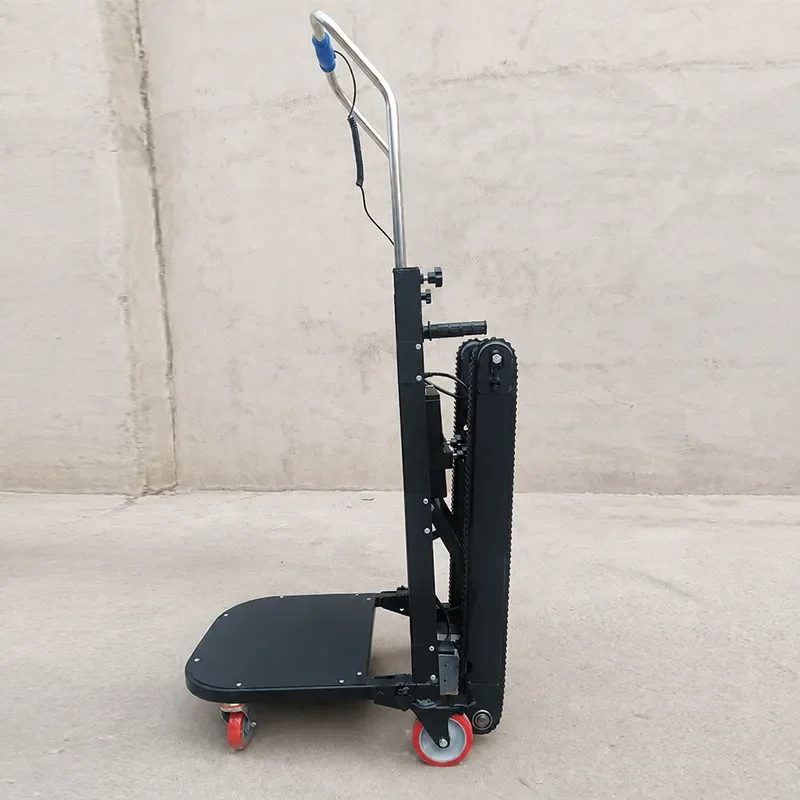 Electric Stair Climbing Hand Truck Heavy Duty Foldable Dolly for Moving Refrigerator Building Materials Household Cargo