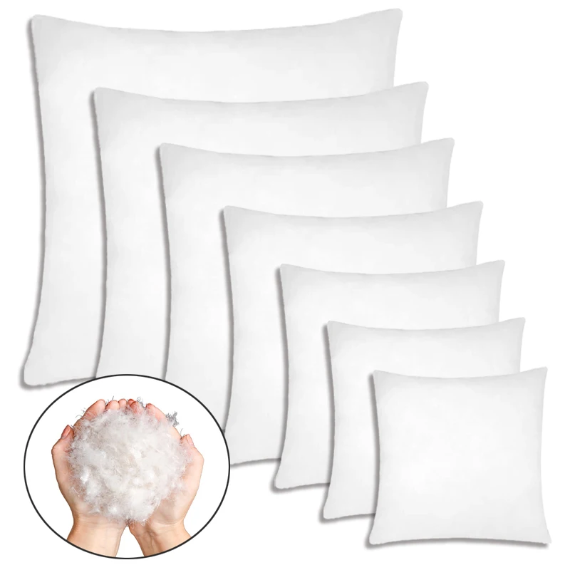 

Multiple sizes Cushions Filling Cotton Cushion Inner Filling Decorative Pillow Core for Home Sofa Car Office Soft Cushion Insert