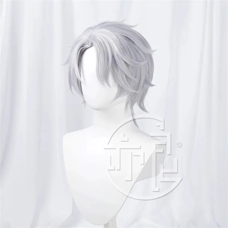 الهوية الخامس المحنط ايسوب كارل شعر مستعار تأثيري قصيرة الشعر الاصطناعية مقاومة للحرارة هالوين كرنفال دور اللعب حفلة + غطاء شعر مستعار