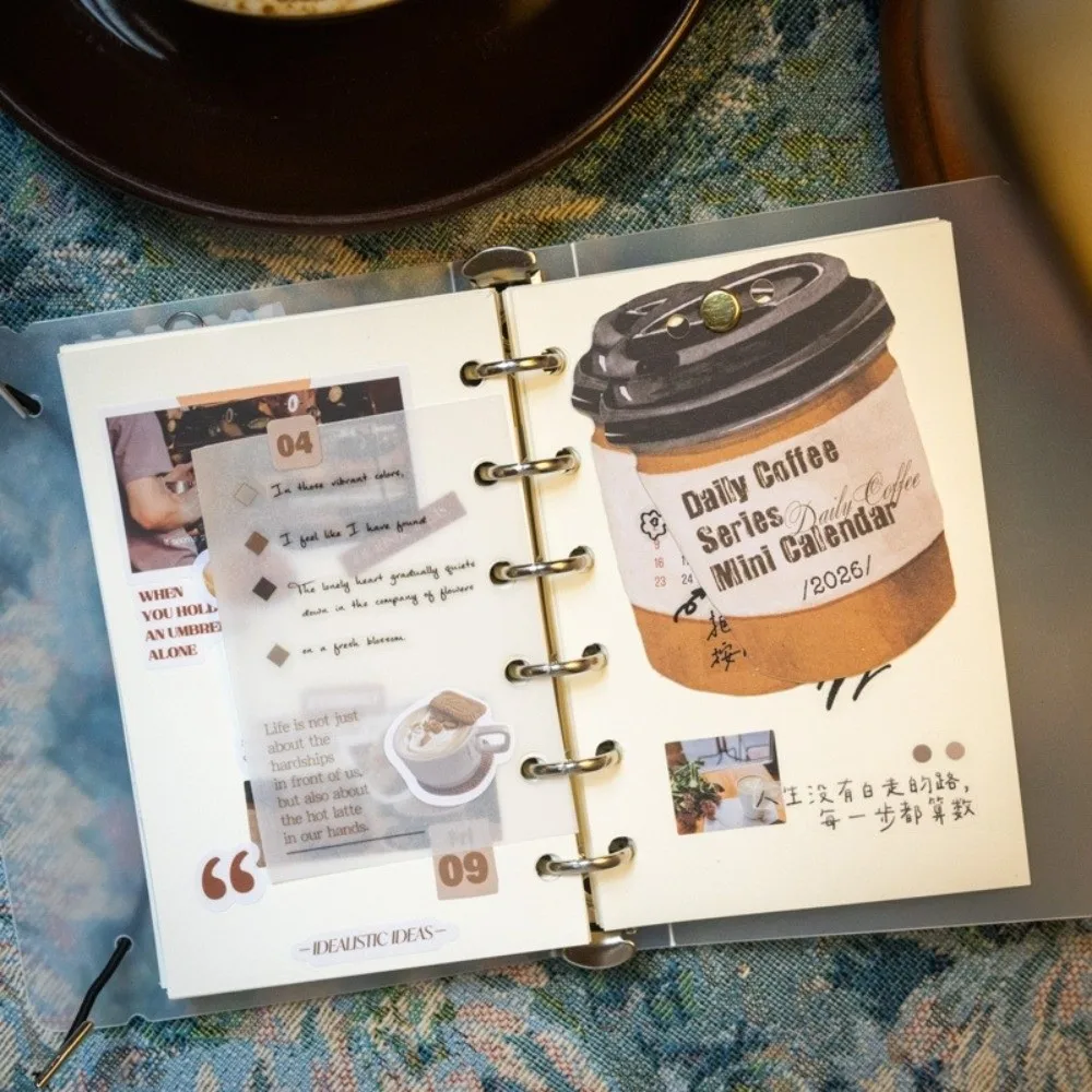 

Функциональный аксессуар, маленький размер, настольный календарь на 2026 год, портативный настольный календарь с эстетичным дизайном, календарь для школы