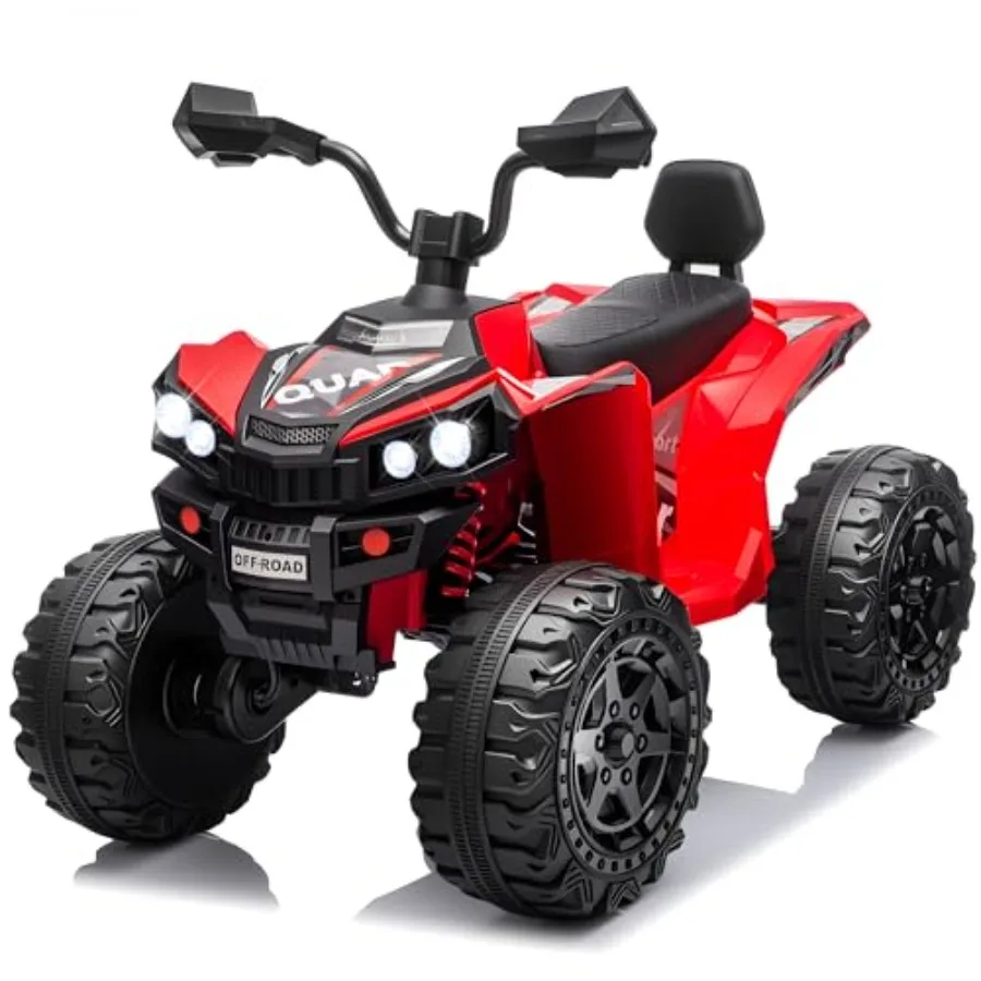 

24V Ride On Car for 2 Seater, 4X4 ATV 4 Wheeler w/800W Motor, Battery Powered Electric Vehicle Quad w/4Shock Absorber, Kneepads