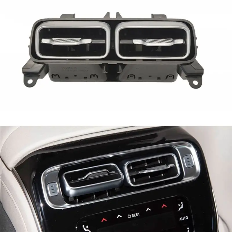 For car-For Mercedes Benz S Class W223 2021-2026 Compatible Car Rear Air Conditioning Outlet Assembly A/C Vent Panel 2238305900