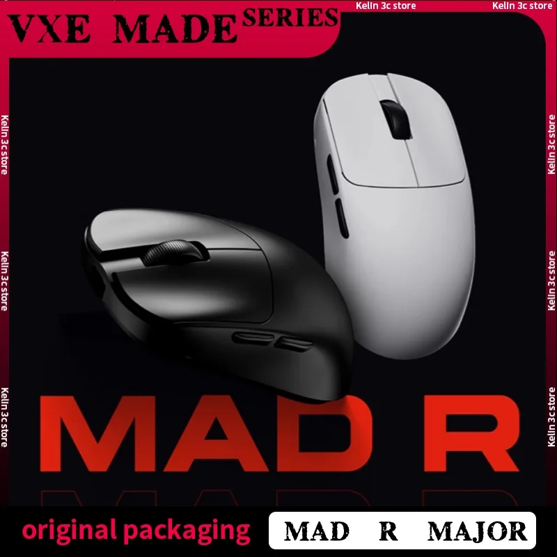 

VXE Mad R/Major 36g Ultra Lightweight Wireless Mouse PAW3950 Ergonomic Design 8K Return Rate Long Battery Life FPS Esports Games