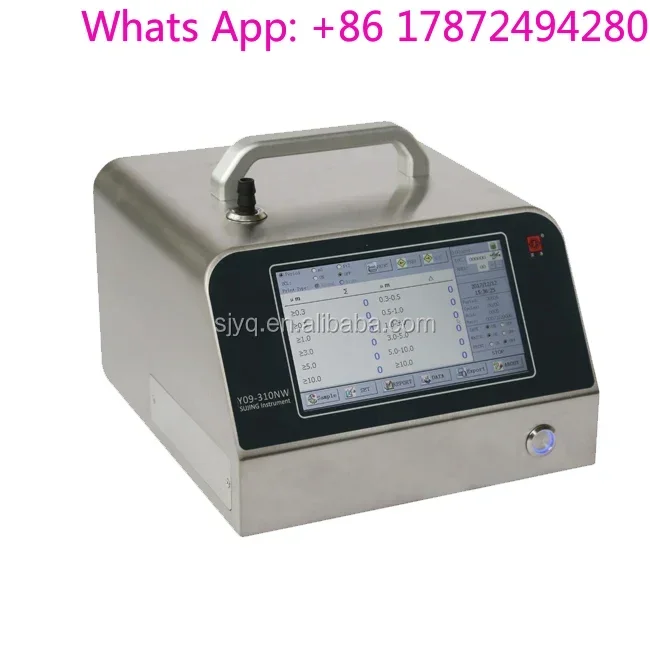 Cleanroom Air Particle Counter 28.3L/Min Dust Particle Counter for Quality Control in Manufacturing